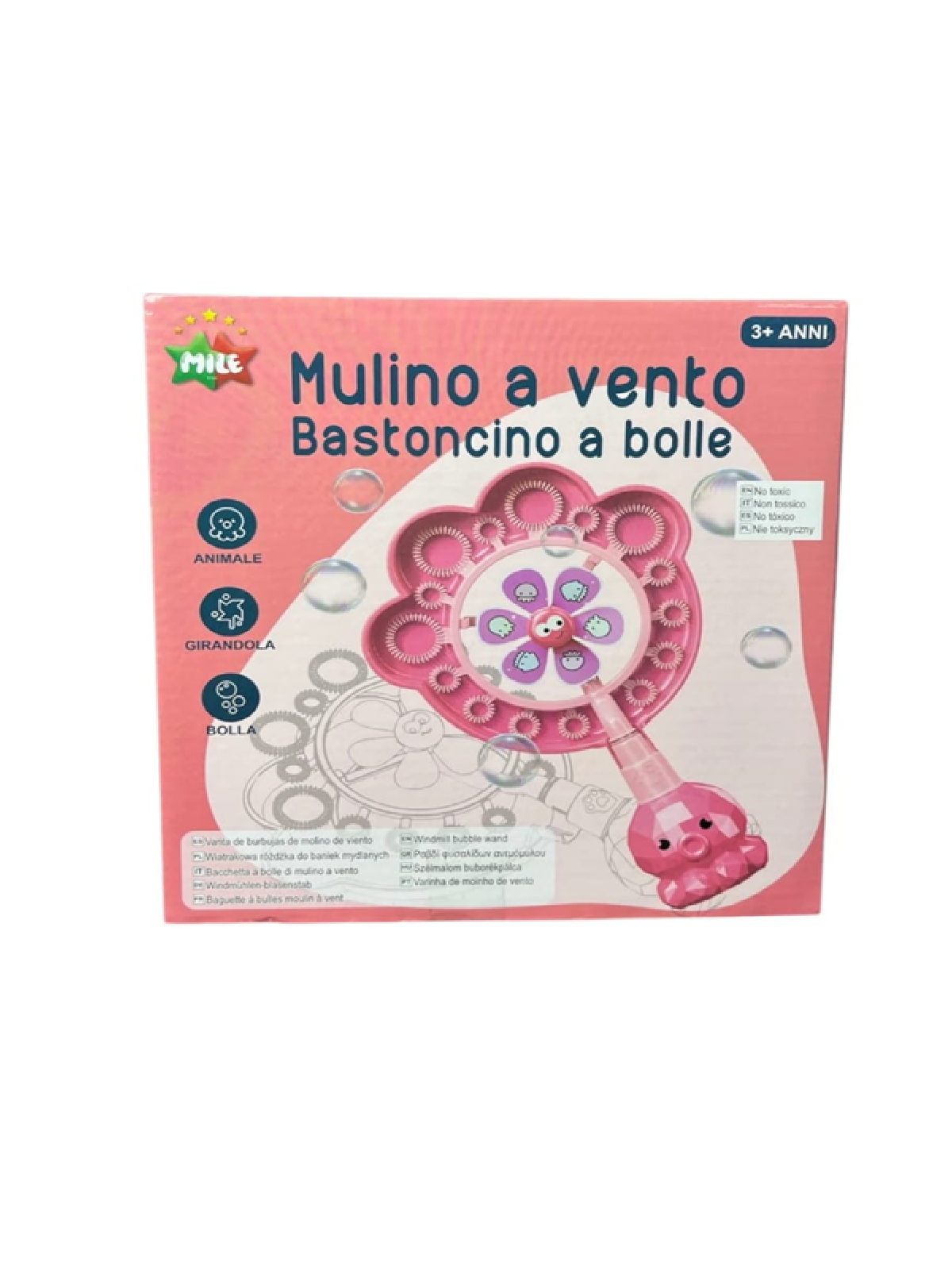 MOLINO DE BURBUJAS ROSADO